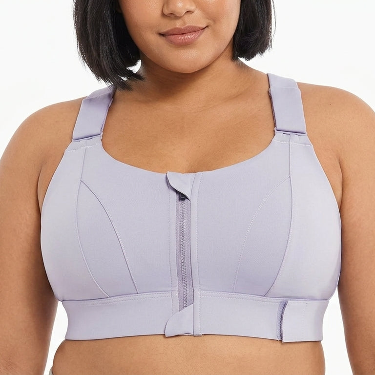 FlexFit Front‑Zip Adjustable Bra