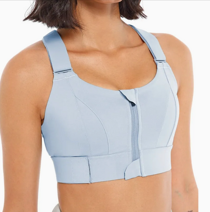 FlexFit Front‑Zip Adjustable Bra