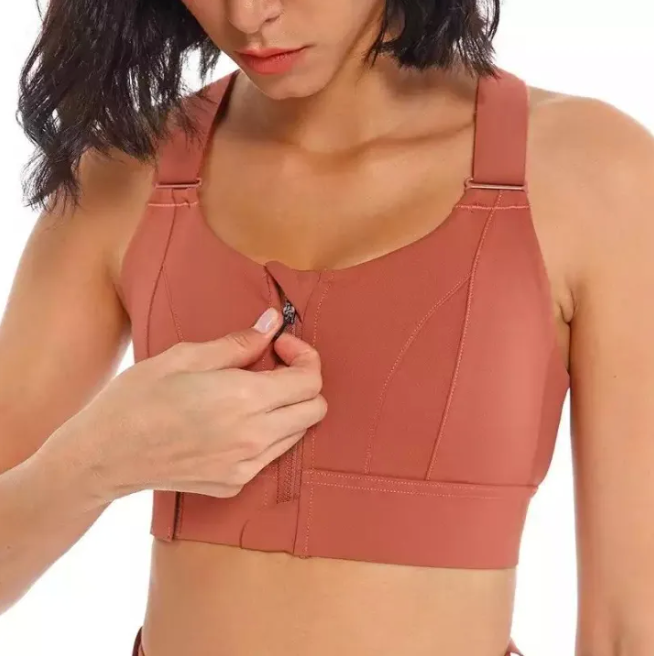 FlexFit Front‑Zip Adjustable Bra