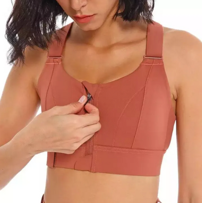 FlexFit Front‑Zip Adjustable Bra